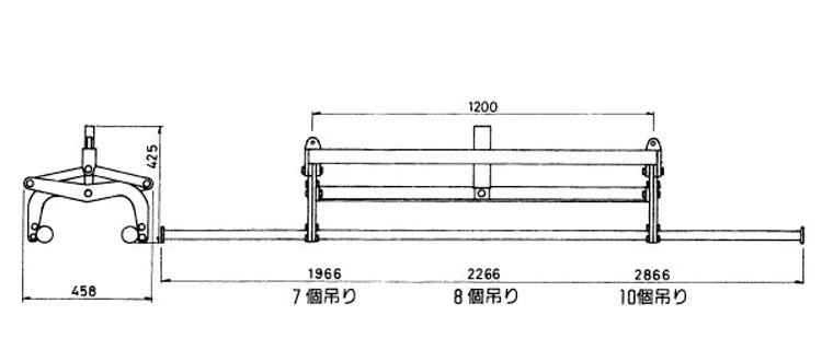 CU-KE型三木NETSUREN混凝土夾具尺寸圖 CU-KE型三木NETSUREN混凝土夾具尺寸圖