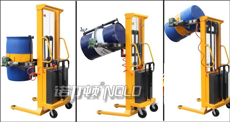 多功能電動油桶翻轉(zhuǎn)車 多功能電動油桶翻轉(zhuǎn)車