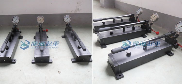 帶壓力表手動液壓泵實物圖 帶壓力表手動液壓泵實物圖