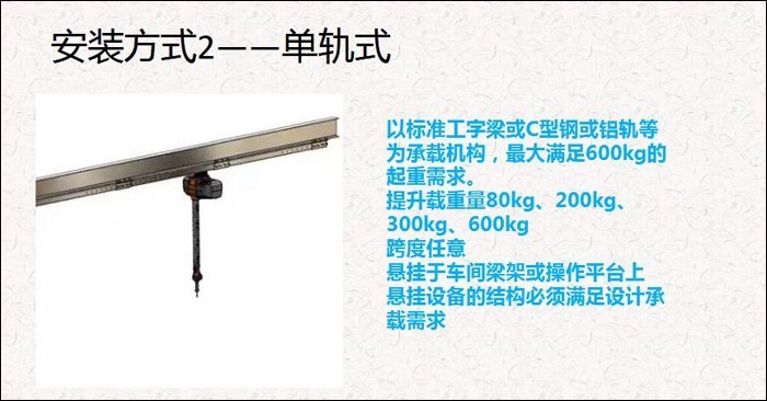 智能提升機的安裝方式